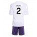 Manchester United Diogo Dalot #2 Bortedraktsett Barn 2025-26 Korte ermer (+ Korte bukser)